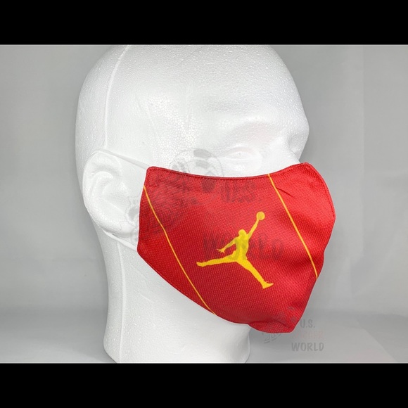 Paris Saint Germain FC Soccer PSG Face Mask Jordan - Picture 3 of 4